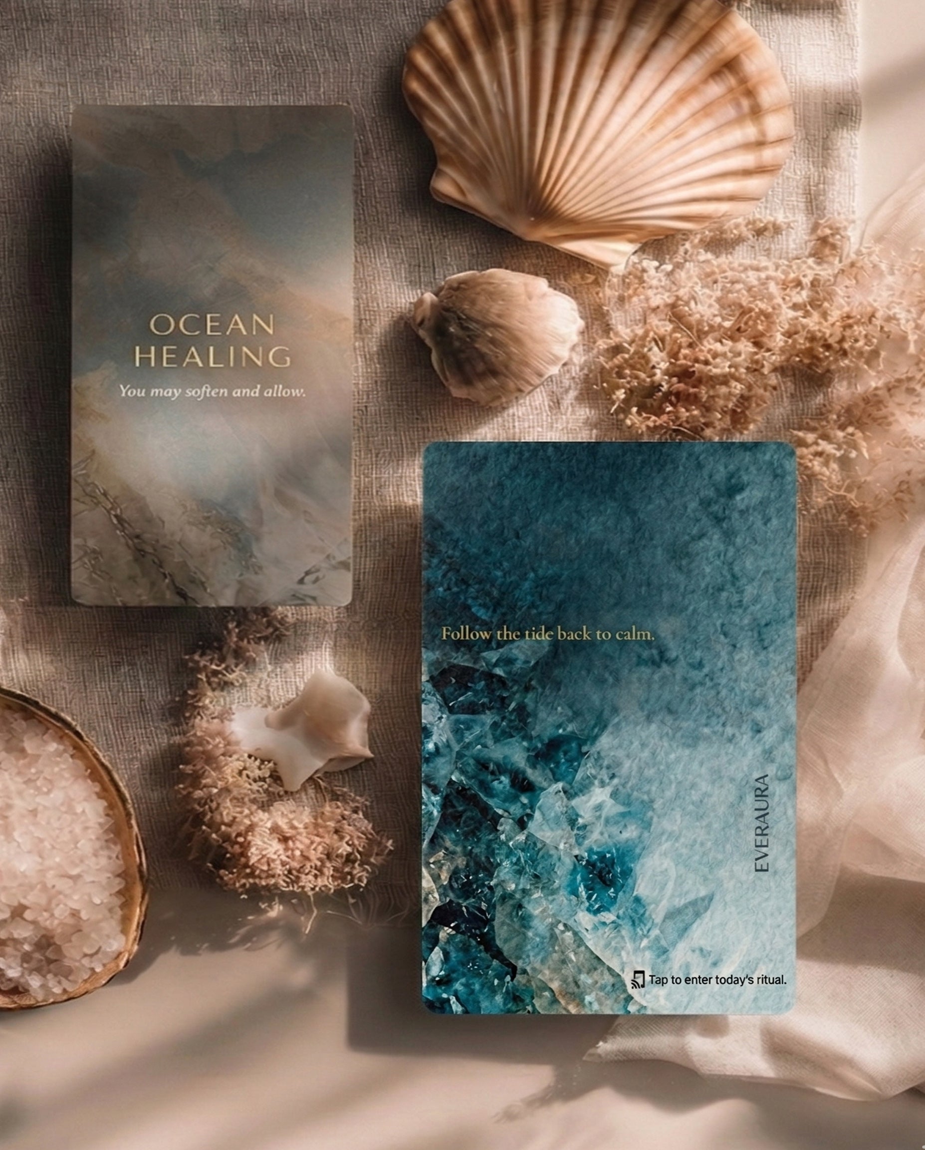EverAura Ocean Healing Scent Card