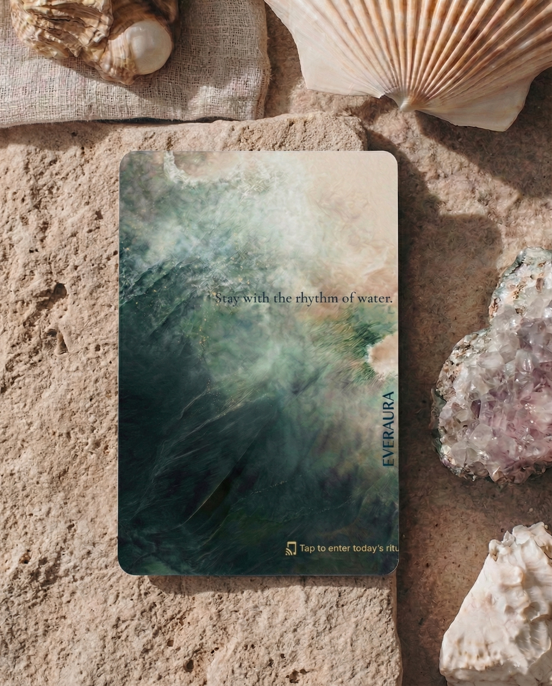 EverAura Ocean Healing Scent Card