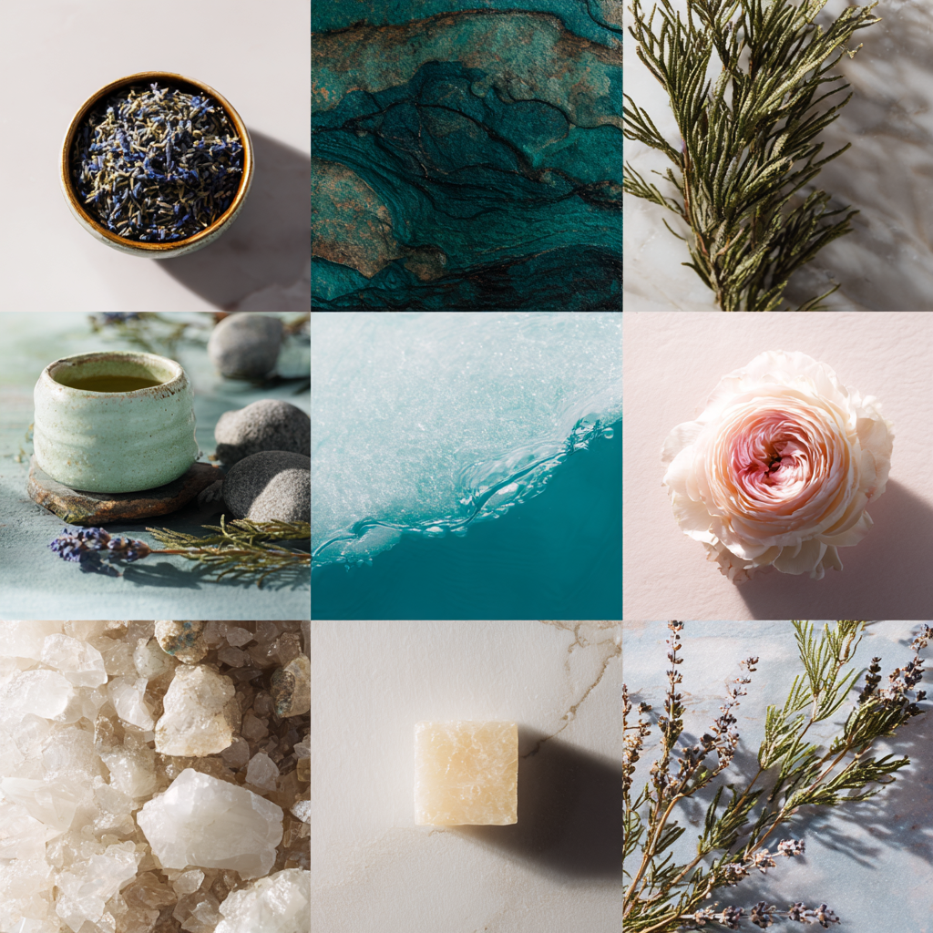 Earthy grounding scents — cedar, sandalwood and soil — from EverAura